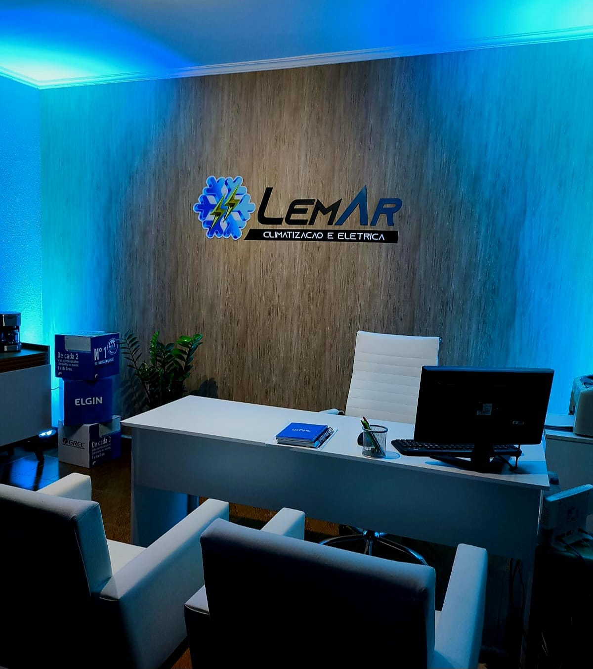 Estrutura e escritório da LemAr